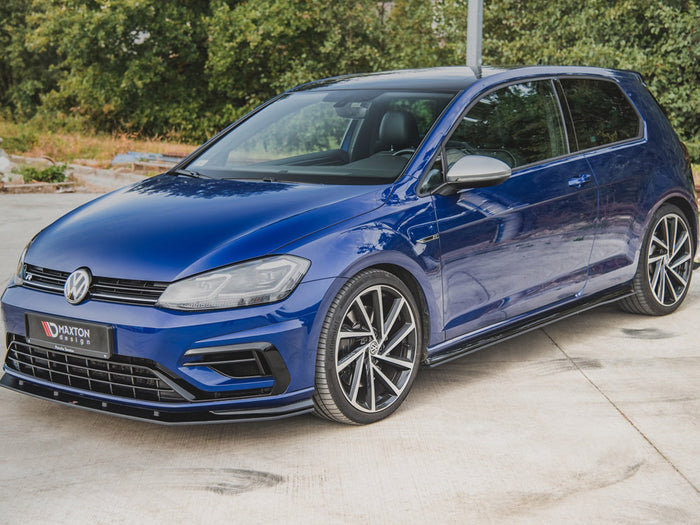 VW Golf 7 R / R-Line Facelift Maxton Racing Side Skirts Diffusers - Maxton Design