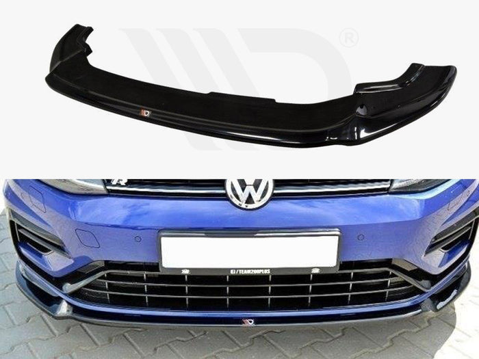 VW Golf 7 R / R-Line Facelift Front Splitter V.3 - Maxton Design