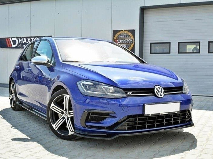 VW Golf 7 R / R-Line Facelift Front Splitter V.3 - Maxton Design