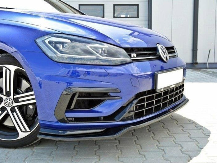 VW Golf 7 R / R-Line Facelift Front Splitter V.3 - Maxton Design