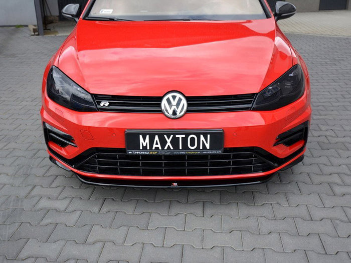 VW Golf 7 R / R-Line Facelift Front Splitter V.5 - Maxton Design