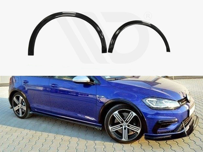 VW Golf 7 R / R-Line Facelift Fenders Extension - Maxton Design