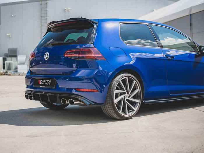 VW Golf 7 R Facelift (2017-2019) Rear Valance V.3 - Maxton Design