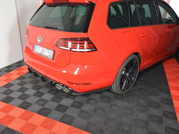 VW Golf 7 R Variant Facelift Rear Side Splitters V.1 - Maxton Design