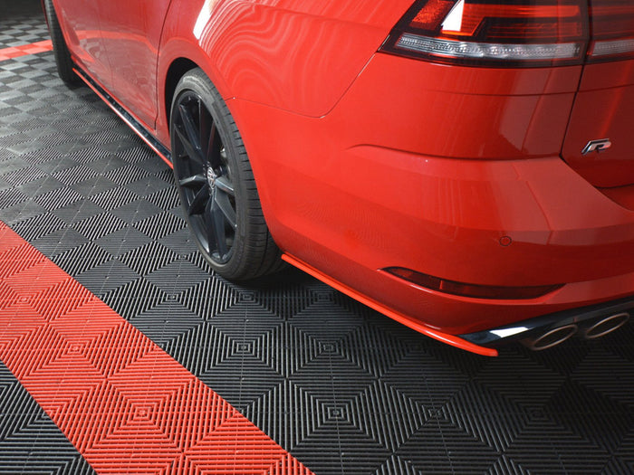 VW Golf 7 R Variant Facelift Rear Side Splitters V.2 - Maxton Design