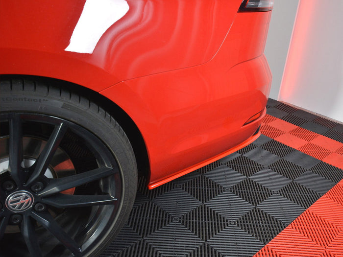 VW Golf 7 R Variant Facelift Rear Side Splitters V.2 - Maxton Design