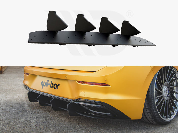VW Golf MK8 (2020-) Maxton Racing Rear Diffuser V.2 - Maxton Design