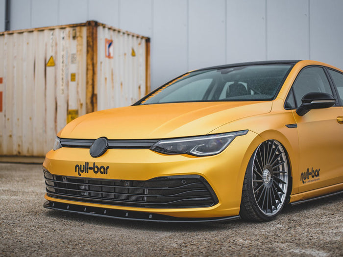 VW Golf MK8 (2020-) Front Splitter V1 - Maxton Design