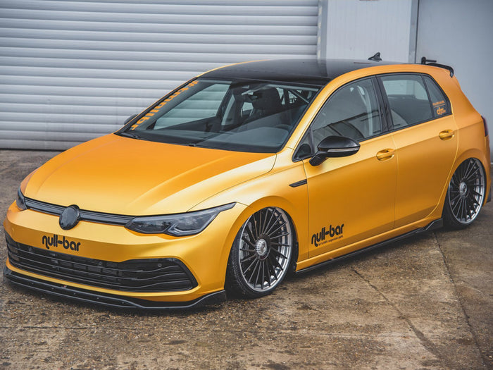 VW Golf MK8 (2020-) Front Splitter V2 - Maxton Design