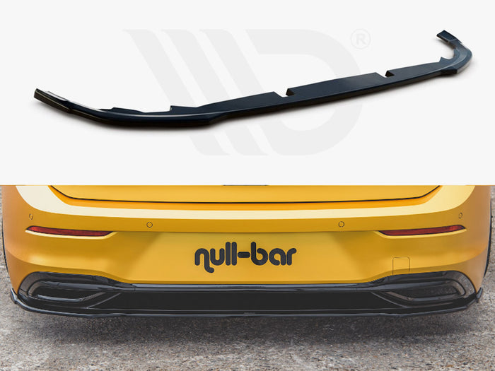 VW Golf MK8 (2020-) Central Rear Splitter - Maxton Design
