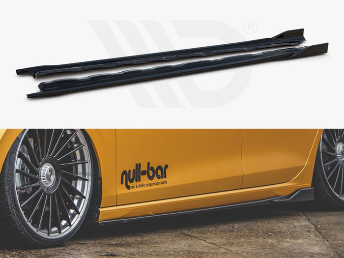 VW Golf MK8 (2020-) Side Skirts Diffusers V2 - Maxton Design