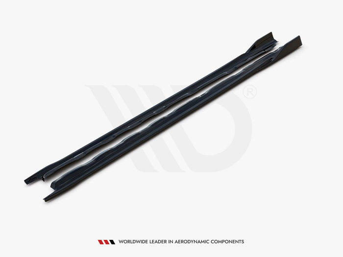 VW Golf MK8 (2020-) Side Skirts Diffusers V2 - Maxton Design