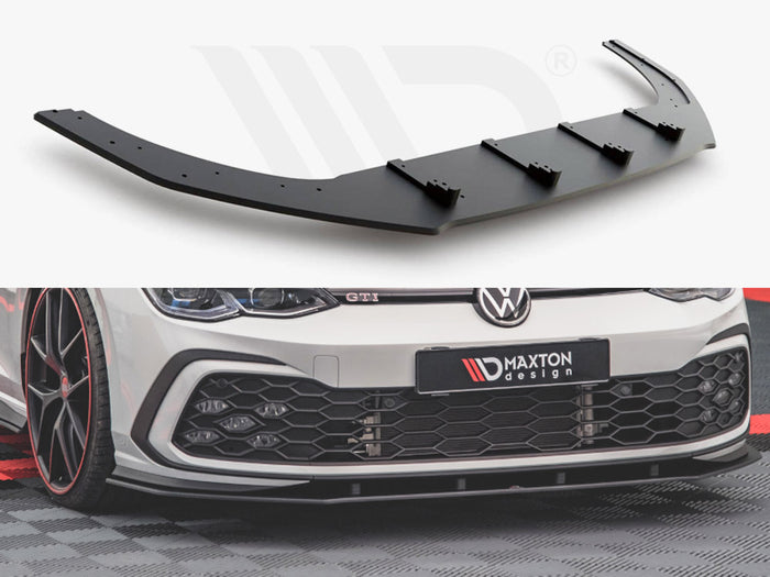 VW Golf 8 GTI / R-line (2020-) Front Splitter - Maxton Design