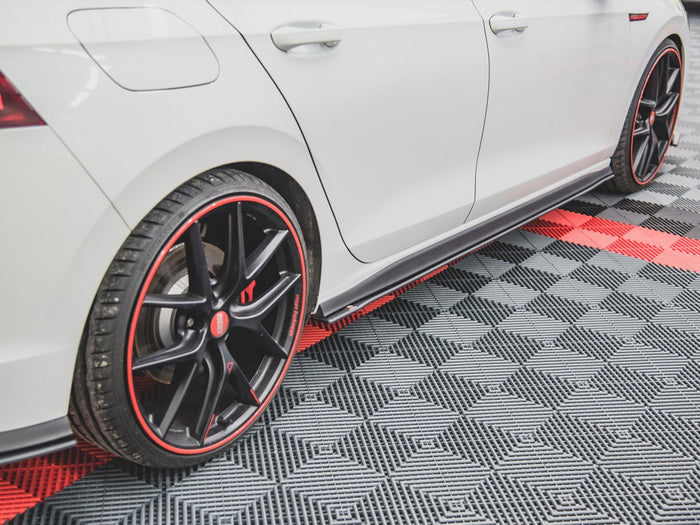 VW Golf 8 GTI / GTI Clubsport / R-line (2020-) Side Skirts Diffusers - Maxton Design