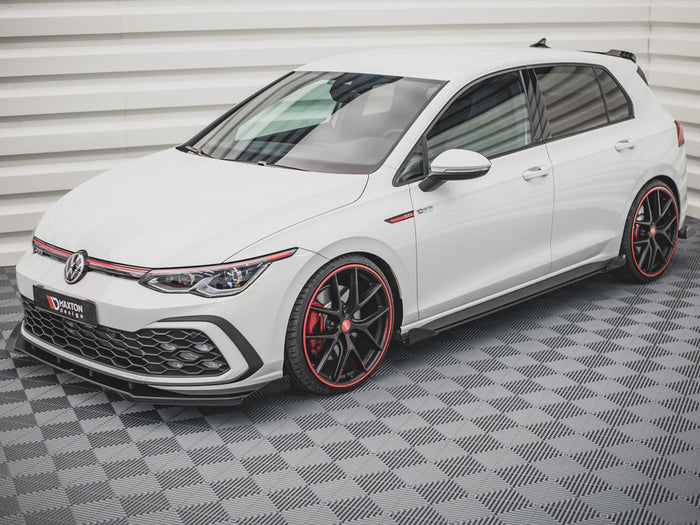 VW Golf 8 GTI / GTI Clubsport / R-line (2020-) Side Flaps - Maxton Design