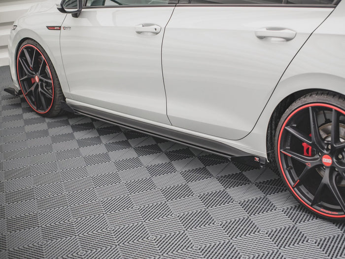 VW Golf 8 GTI / GTI Clubsport / R-line (2020-) Side Flaps - Maxton Design