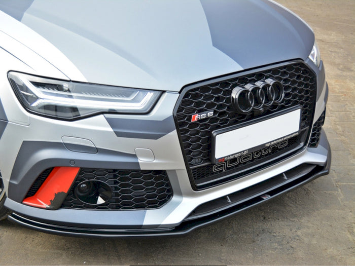 Audi RS6 C7 (2013-UP) Front Splitter V.1 - Maxton Design