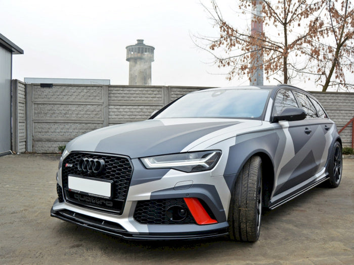Audi RS6 C7 (2013-UP) Front Splitter V.1 - Maxton Design