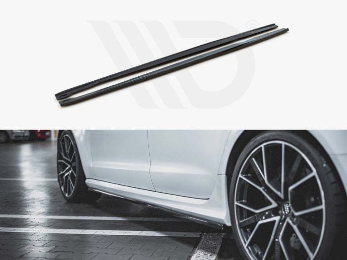 Audi RS6 C7 (2013-2017) Side Skirts Diffusers V2 - Maxton Design