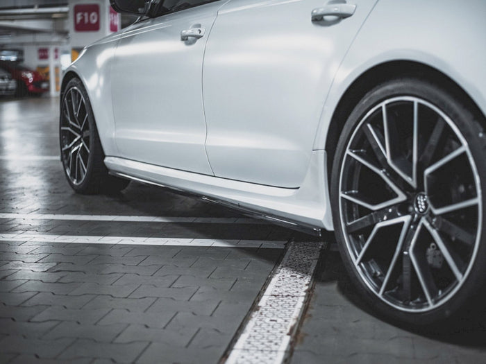 Audi RS6 C7 (2013-2017) Side Skirts Diffusers V2 - Maxton Design