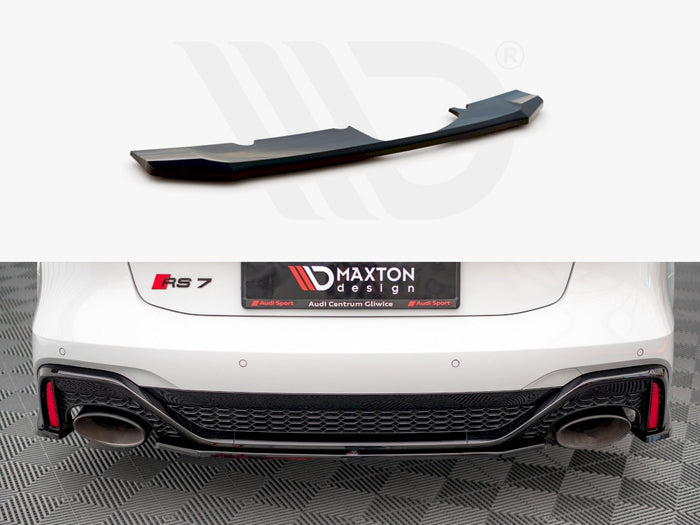 Audi RS6 C8 / RS7 C8 (2019-) Central Rear Splitter - Maxton Design