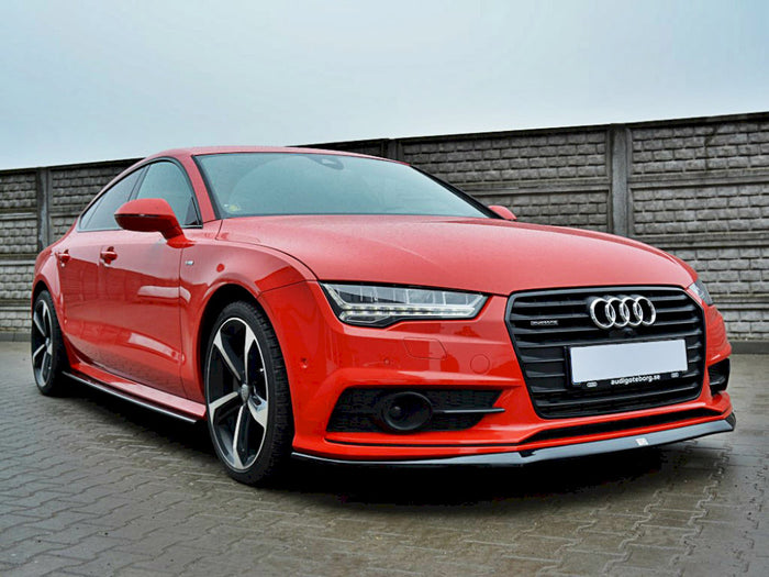 Audi S7 / A7 S-line C7 FL (2014-2017) Front Splitter - Maxton Design