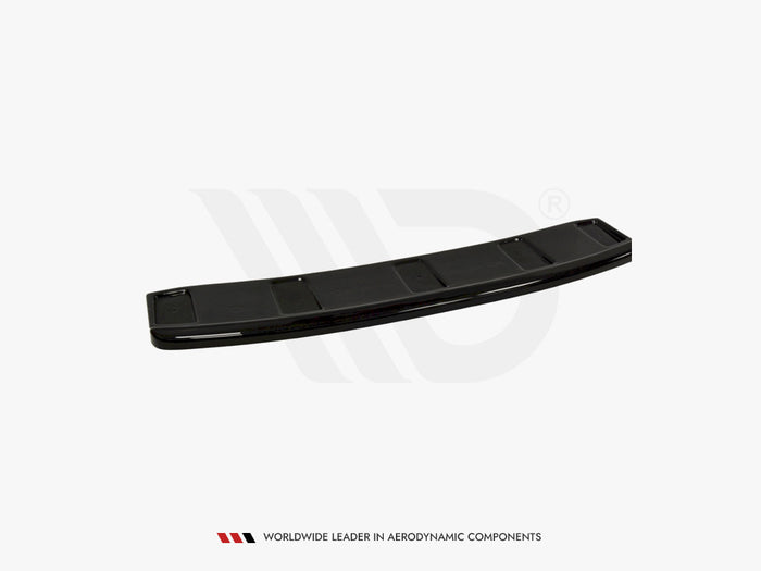 Audi A7 S-line (Facelift) (Without Vertical Bars) (2014-2018) Central Rear Splitter - Maxton Design