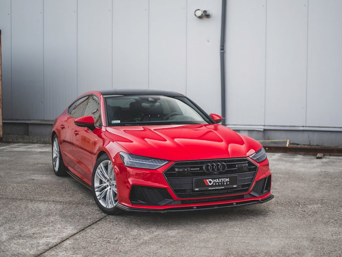 Audi A7 C8 S-line / S7 C8 (2017-) Front Splitter V.2 - Maxton Design