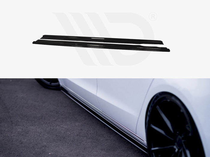 Audi A8 D4 (2009- 2013) Side Skirts Diffusers - Maxton Design