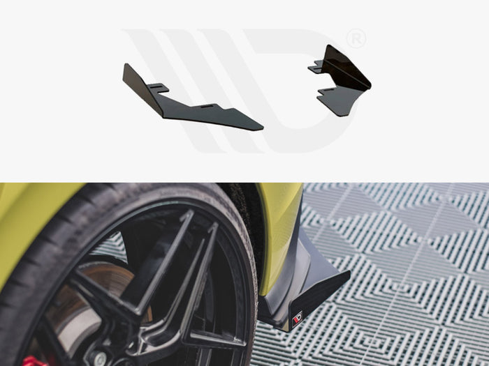 VW Golf 8 GTI Clubsport (2020-) Rear Side Flaps - Maxton Design