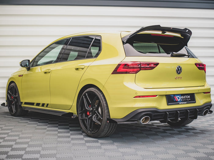 VW Golf 8 GTI Clubsport (2020-) Rear Side Flaps - Maxton Design