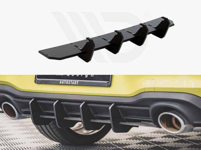 VW Golf 8 GTI Clubsport (2020-) Rear Diffuser V1 - Maxton Design