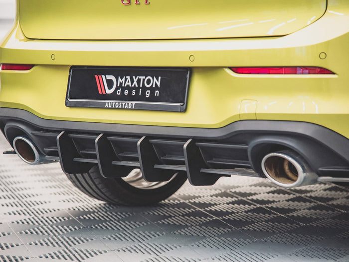 VW Golf 8 GTI Clubsport (2020-) Rear Diffuser V1 - Maxton Design