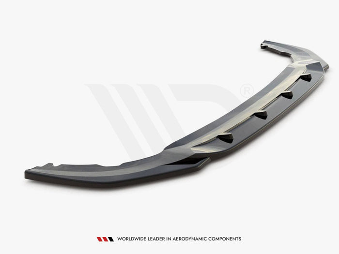 VW Golf 8 GTI Clubsport (2020-) Front Splitter V2 - Maxton Design