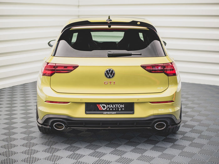VW Golf 8 GTI Clubsport (2020-) Central Rear Splitter - Maxton Design