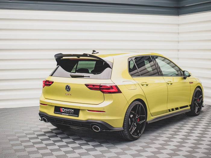 VW Golf 8 GTI Clubsport (2020-) Central Rear Splitter - Maxton Design
