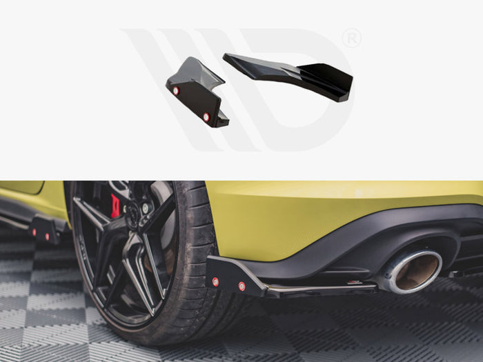VW Golf 8 GTI Clubsport Rear Side Splitters - Maxton Design