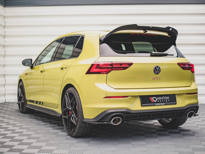 VW Golf 8 GTI Clubsport (2020-) Rear Side Splitters V2 - Maxton Design