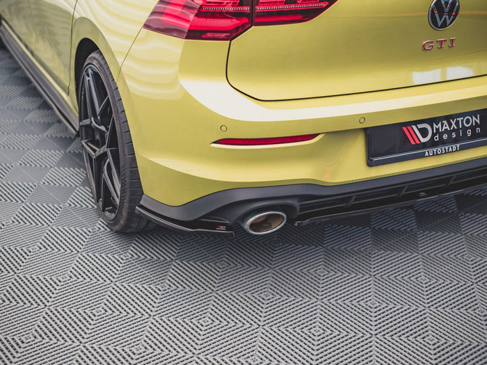 VW Golf 8 GTI Clubsport (2020-) Rear Side Splitters V2 - Maxton Design