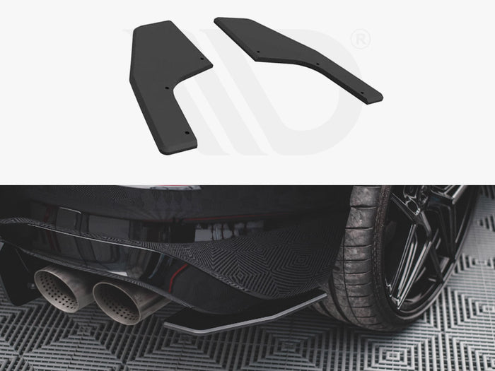VW Golf R MK8 (2020-) Street PRO Rear Side Splitters - Maxton Design