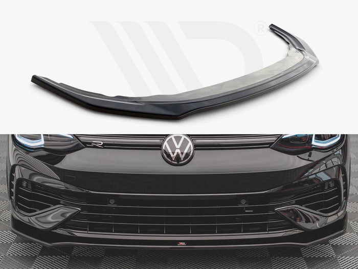 VW Golf R MK8 (2020-) Front Splitter V.3 - Maxton Design