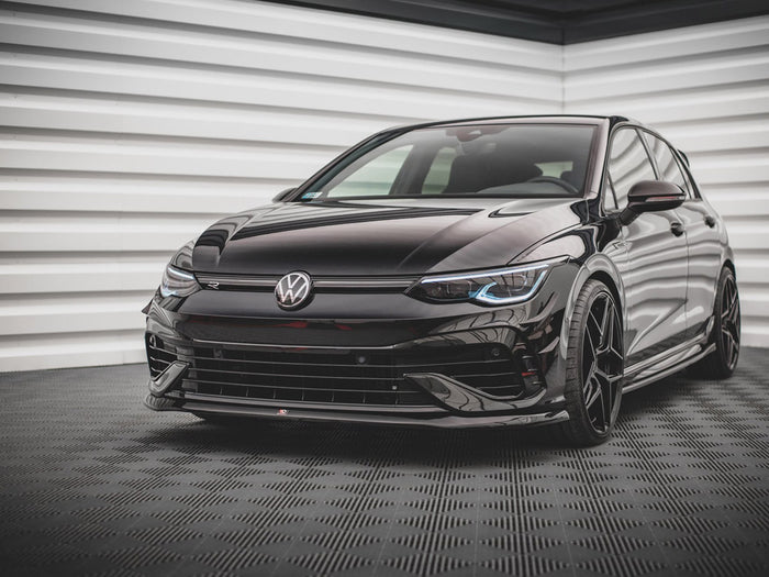 VW Golf R MK8 (2020-) Front Splitter V.5 - Maxton Design