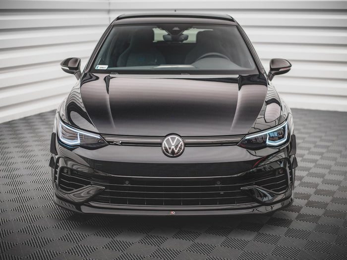 VW Golf R MK8 (2020-) Front Splitter V.5 - Maxton Design