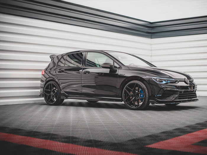 VW Golf R Mk8 Rear Side Splitters V.2 + Flaps - Maxton Design