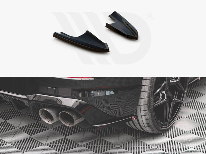 VW Golf R MK8 (2020-) Rear Side Splitters V.3 - Maxton Design