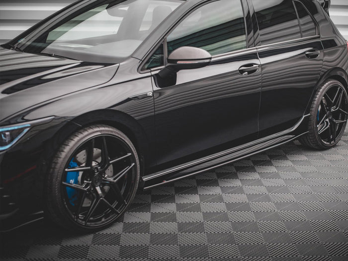 VW Golf R MK8 (2020-) Side Skirts Diffusers V.2 - Maxton Design