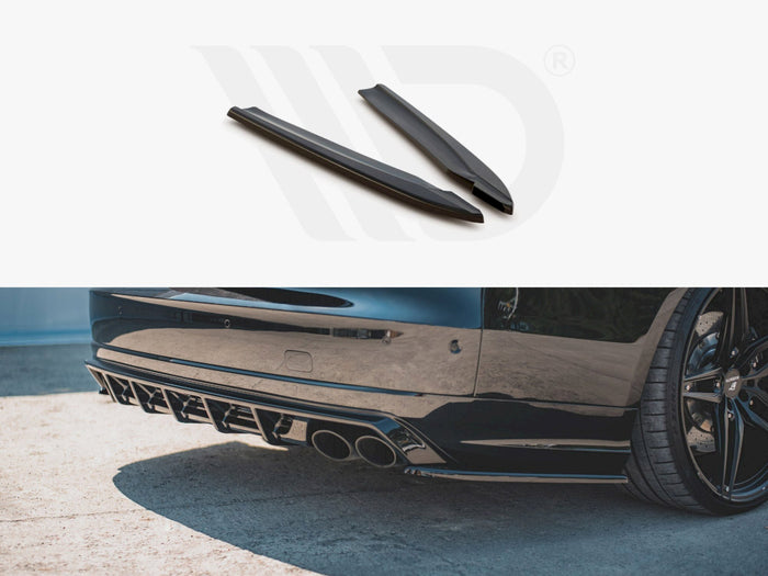 Audi S8 D4 Facelift (2015-2017) Rear Side Splitters V.2 - Maxton Design