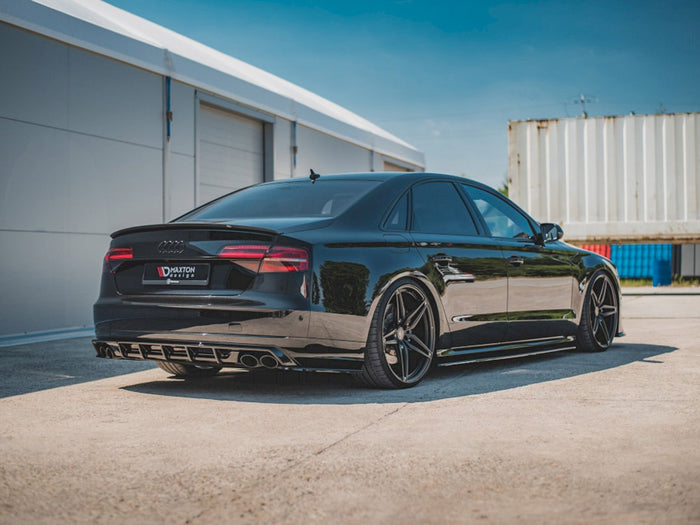 Audi S8 D4 Facelift (2015-2017) Rear Side Splitters V.2 - Maxton Design