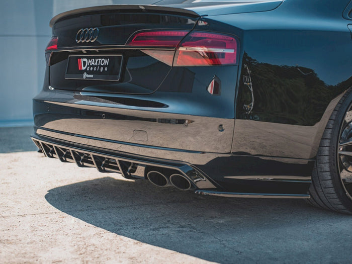Audi S8 D4 Facelift (2015-2017) Rear Side Splitters V.2 - Maxton Design