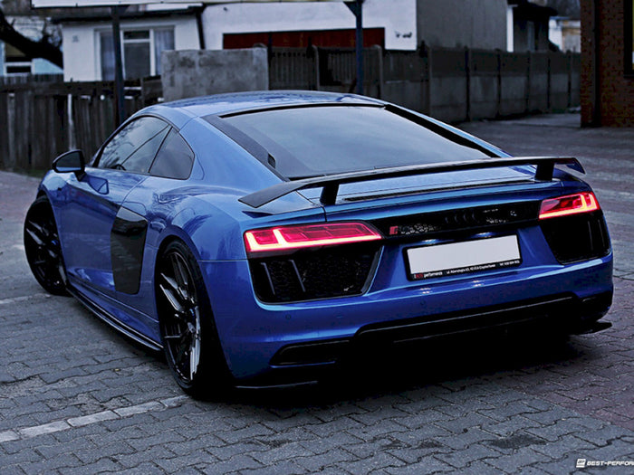 Audi R8 II (2015-2017) Rear Side Splitters - Maxton Design